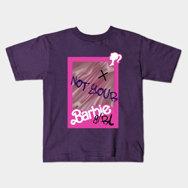 not your barbie girl Kids T-Shirt by Nohasotre